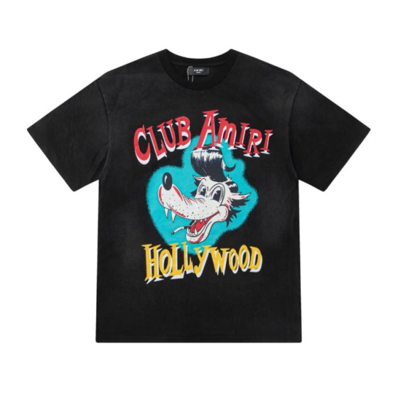 AMIRI Club Wolf Cartoon T-Shirt